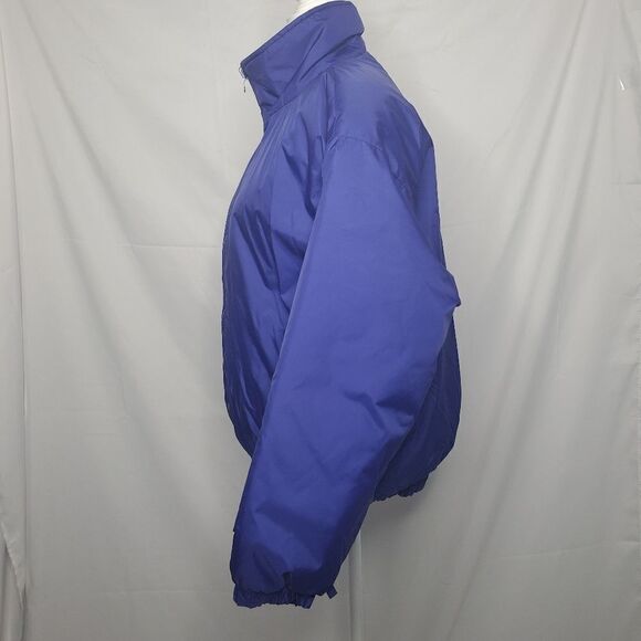 VINTAGE 90s Columbia jacket‎ zip up winter ski snow coat purple blue L - Picture 3 of 11